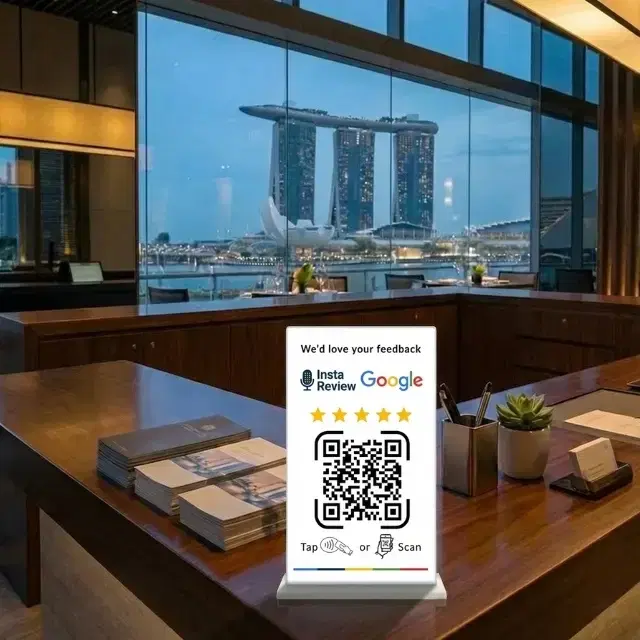 Premium NFC Smart Review Stand